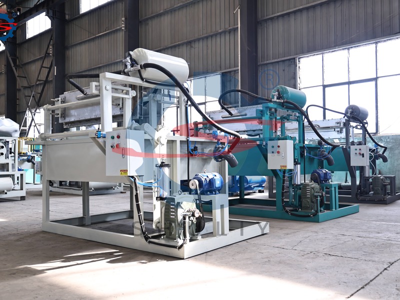 Egg tray machine production workshop in factory 2